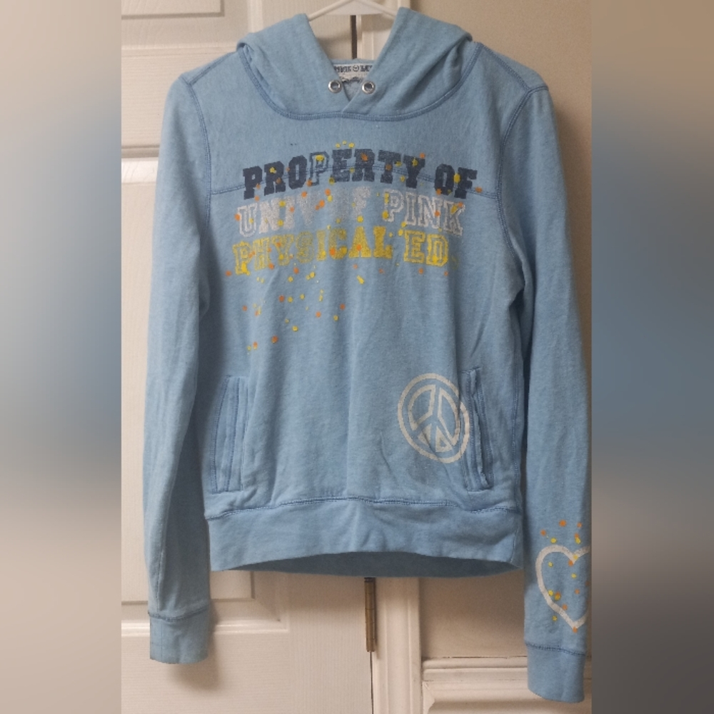 #150 Vintage VS Pink Hoodie 💙
